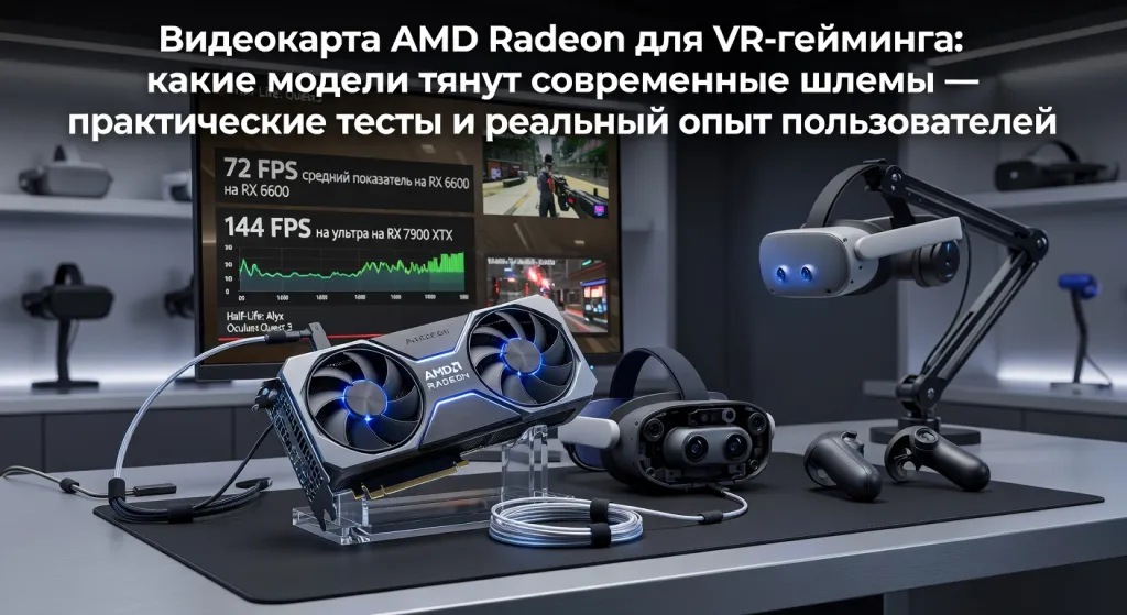 Видеокарта AMD Radeon для VR-гейминга: какие модели тянут современные шлемы — практические тесты и реальный опыт пользователей