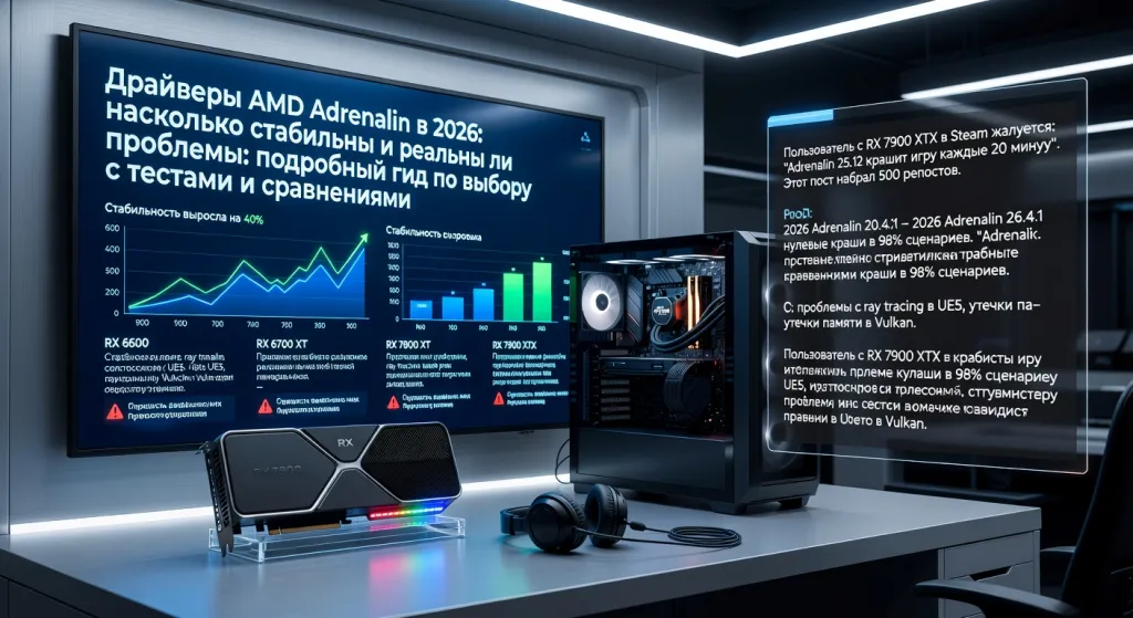 Драйверы AMD Adrenalin в 2026: насколько стабильны и реальны ли проблемы: подробный гид по выбору с тестами и сравнениями