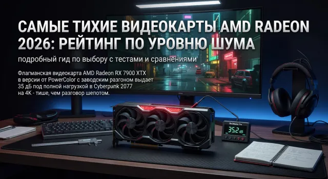 Самые тихие видеокарты AMD Radeon 2026: рейтинг по уровню шума: подробный гид по выбору с тестами и сравнениями