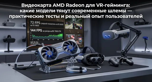 Видеокарта AMD Radeon для VR-гейминга: какие модели тянут современные шлемы — практические тесты и реальный опыт пользователей