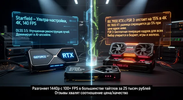 AMD FSR 3 vs NVIDIA DLSS 3.5: какая технология апскейла лучше в играх: какие модели актуальны и стоят своих денег в 2026